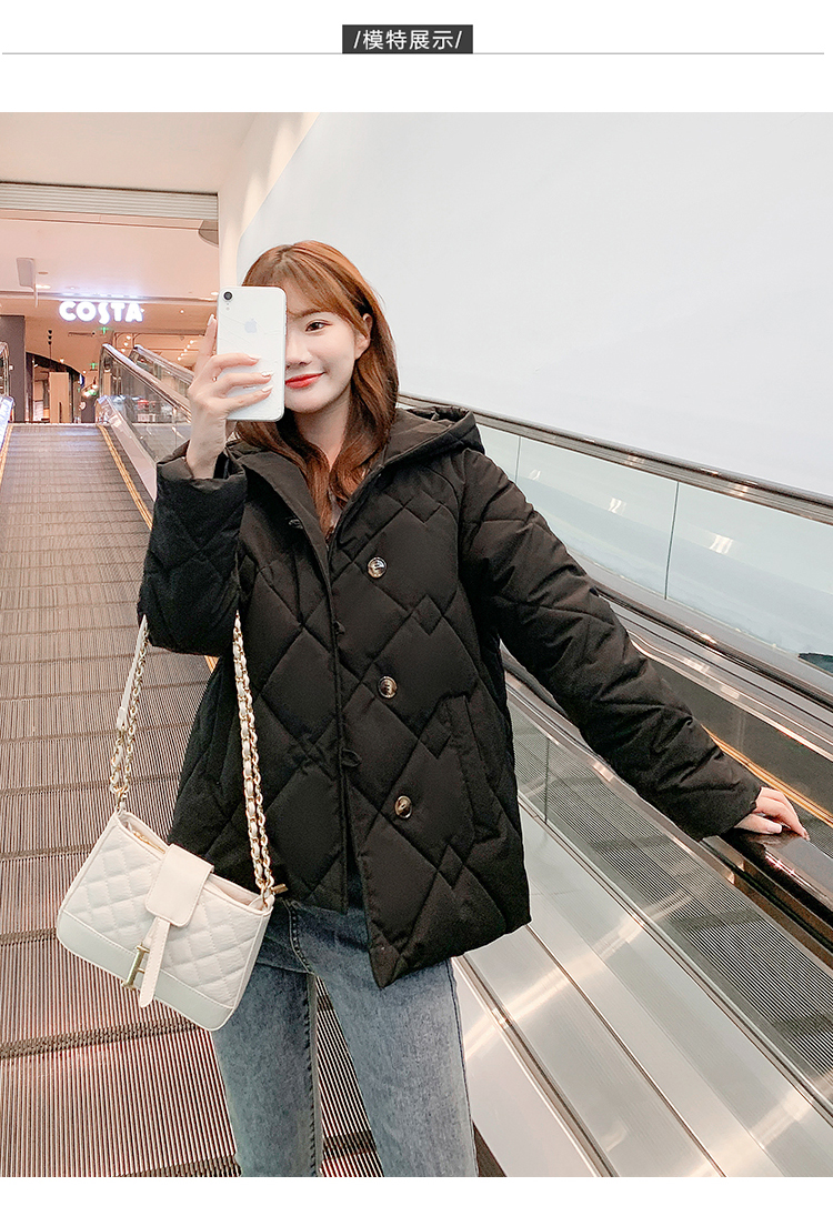 实拍2020冬季新款羽绒服女韩版宽松网红直播加厚保暖短款棉服女