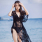泳衣女2020新款仙女范三件套性感比基尼遮肚显瘦保守韩国ins温泉轮播图1