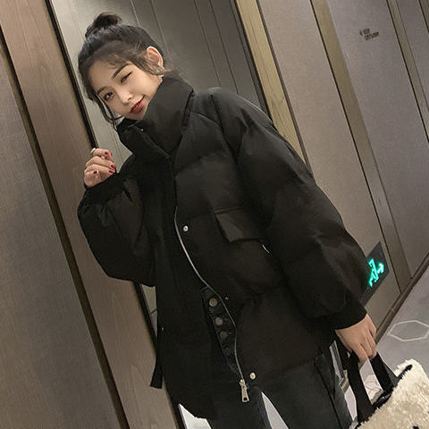 管网图2020冬季新款韩版羽绒服女小个子面包服短款棉衣学院风棉服