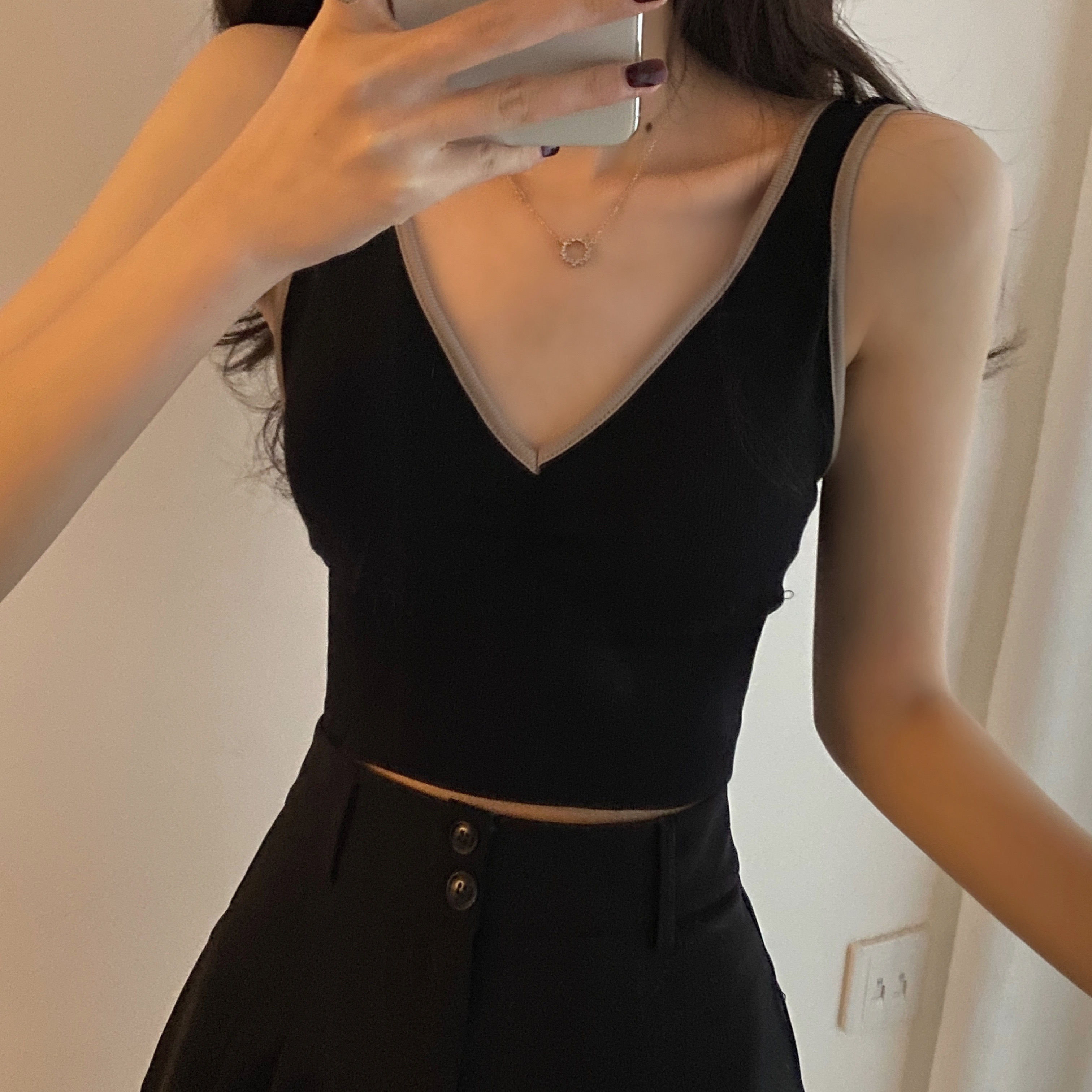 实拍实价~ 运动吊带背心女韩版显瘦内搭美背性感抹胸