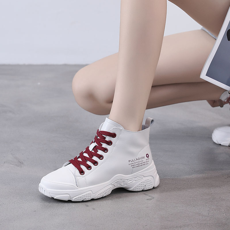 女鞋J-1 真皮高帮女鞋