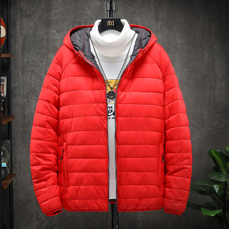 都市男装|20冬季新款简约轻便棉服多色基础款面包服男连帽棉衣男