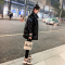 黑色亮面羽绒服女中长款2020年新款爆款时尚黑色韩版冬季外套潮轮播图5