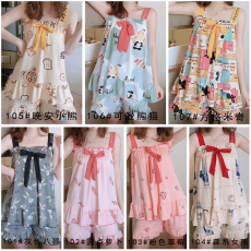 批发实拍图有视频10#七款背心吊带睡衣<b class='q'>套装</b>M~XXL14元