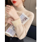 加绒毛衣女2020年秋冬新款加厚一体绒半高领内搭打底外穿针织衫轮播图3