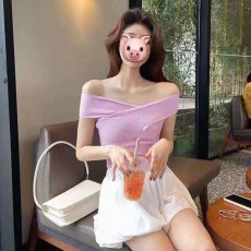 批发2021春夏新款交叉多穿露背修身吊带背心女上衣潮