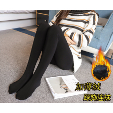 实拍加肥加大版，2000D锦纶龙抓毛孕妇加薄绒春秋打底袜裤连踩