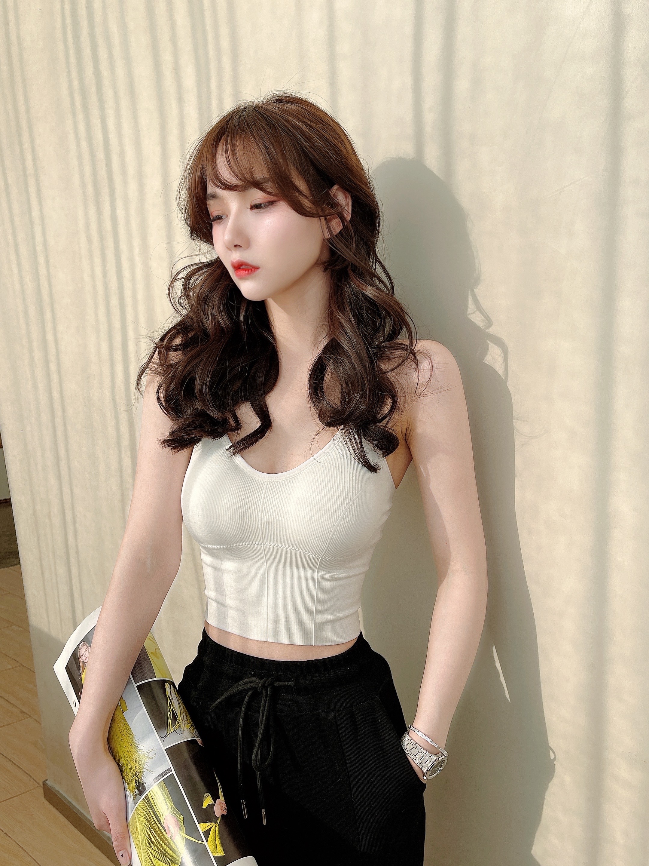 卡卡同款美背内衣网红爆款外穿运动内衣女防下垂内衣聚拢