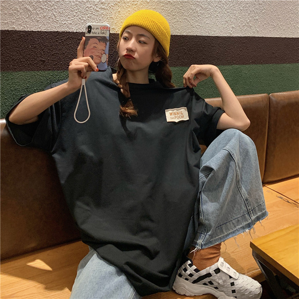 短袖印花t恤女外穿内搭女装2021新款春夏韩版潮