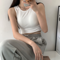 批发实拍实价  可外穿内衣~无钢圈一体式吊带美背背心防走光瑜伽背心