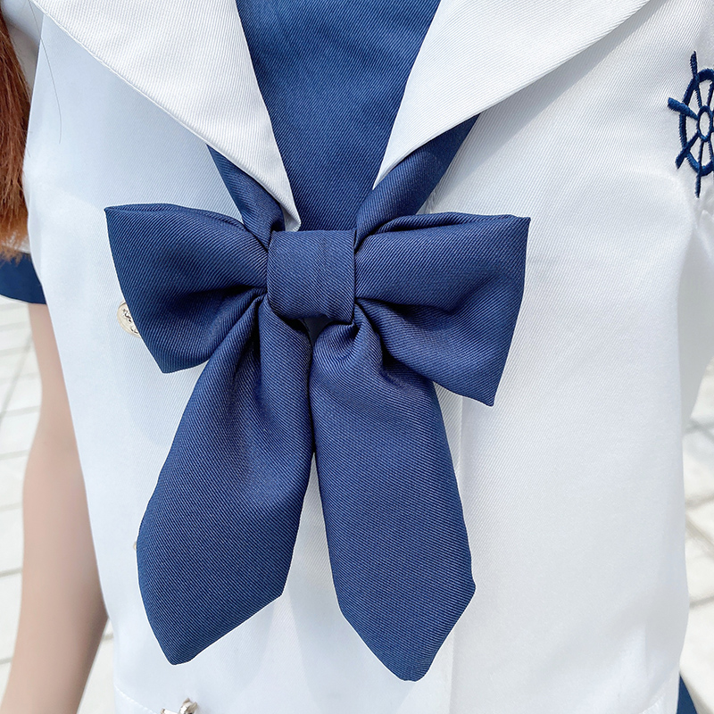 现货日系正统jk制服夏季短袖短裙jk套装女水手服两件套_jk格子jkgz