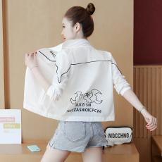 批发夏季休闲短外套防晒衣女薄款2025年新款女士棒球服外穿上<b class='q'>衣服</b>夹克