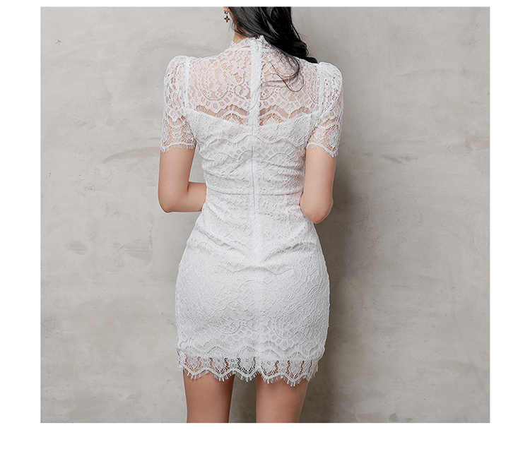 2104381 럭셔리 리본 레이스원피스 – 도매샵365