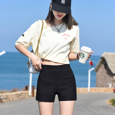 批发打底短裤女<b class='q'>夏</b>2025新款防走光安全裤黑色高腰紧身可外穿提臀瑜伽裤