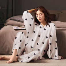 批发纯禧月子服纯棉产后哺乳喂奶衣睡衣纯棉秋冬款家居服套装