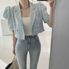 批发已出货 chic 韩版小香风名媛气质<b class='q'>短款</b><b class='q'>小外套</b>