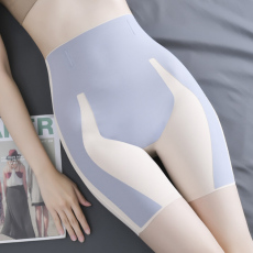 批发卡卡同款收腹提臀裤夏季无痕安全打底裤悬浮薄款女束腰瑜伽短裤夏