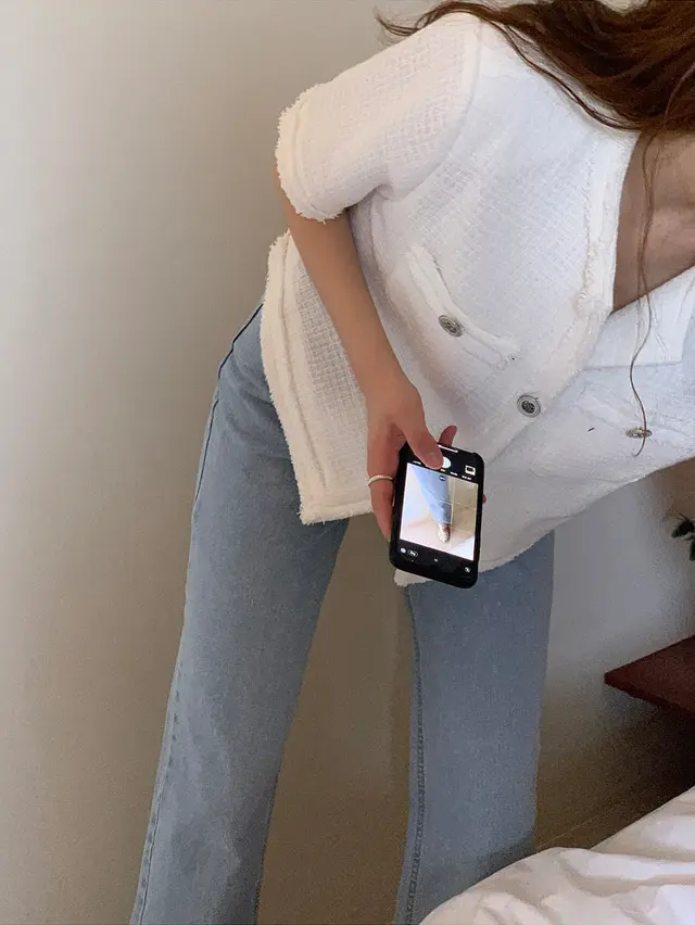 투울 크롭 가디건 상세 이미지 5