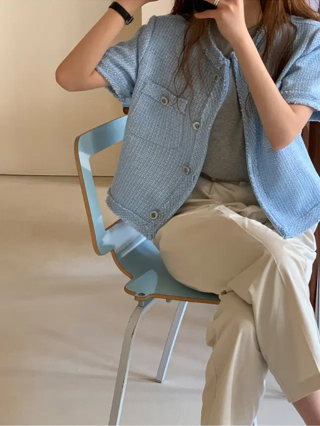 투울 크롭 가디건 상세 이미지 26