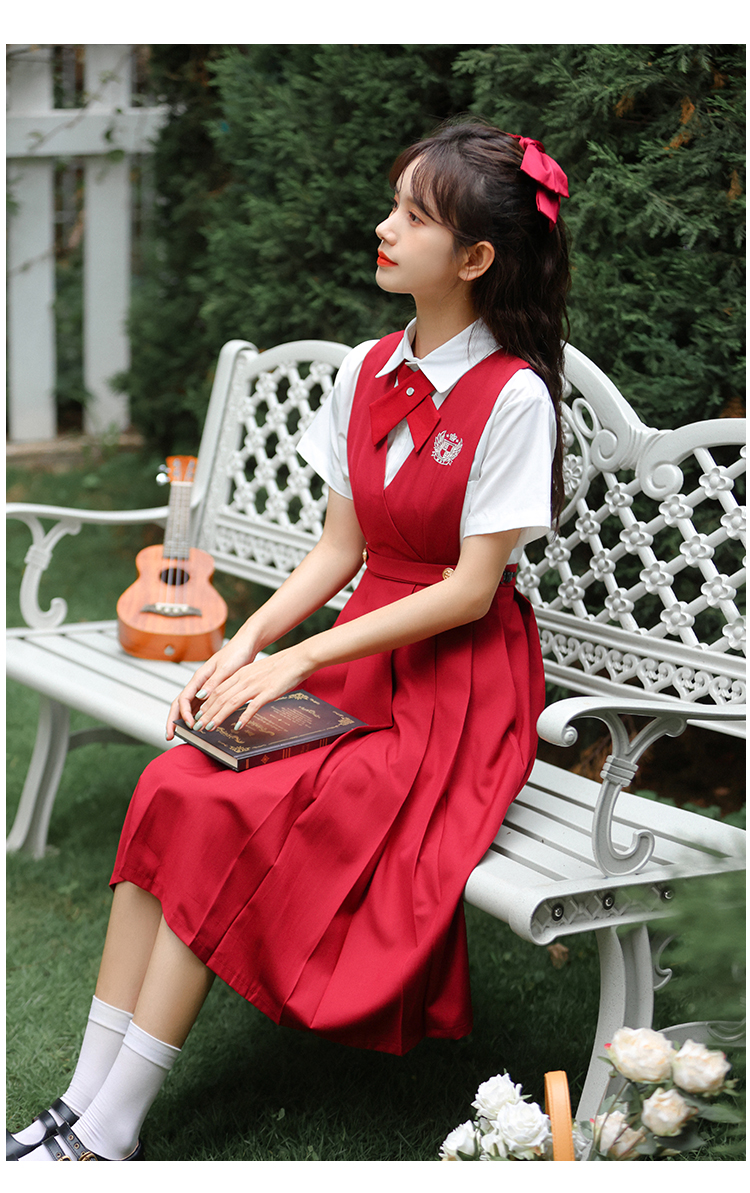 锡兰红茶jk护奶裙套装学生团体服演出服