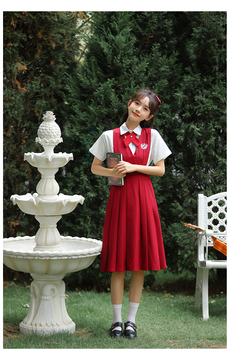 锡兰红茶jk护奶裙套装学生团体服演出服