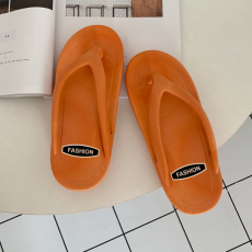 批发实拍实价 情侣款人字拖鞋~ins潮厚底夹脚凉拖沙滩鞋