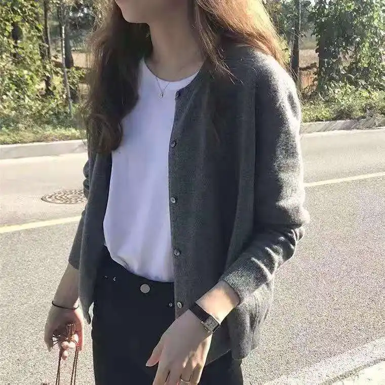 한국인기 울 가디건 상세 이미지 6