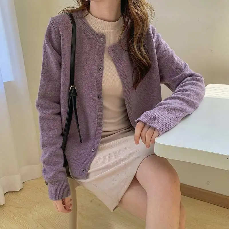 한국인기 울 가디건 상세 이미지 1