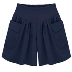 批发雪纺短裤高腰宽松夏季学生超大码胖mm薄款休闲阔腿热裤外穿