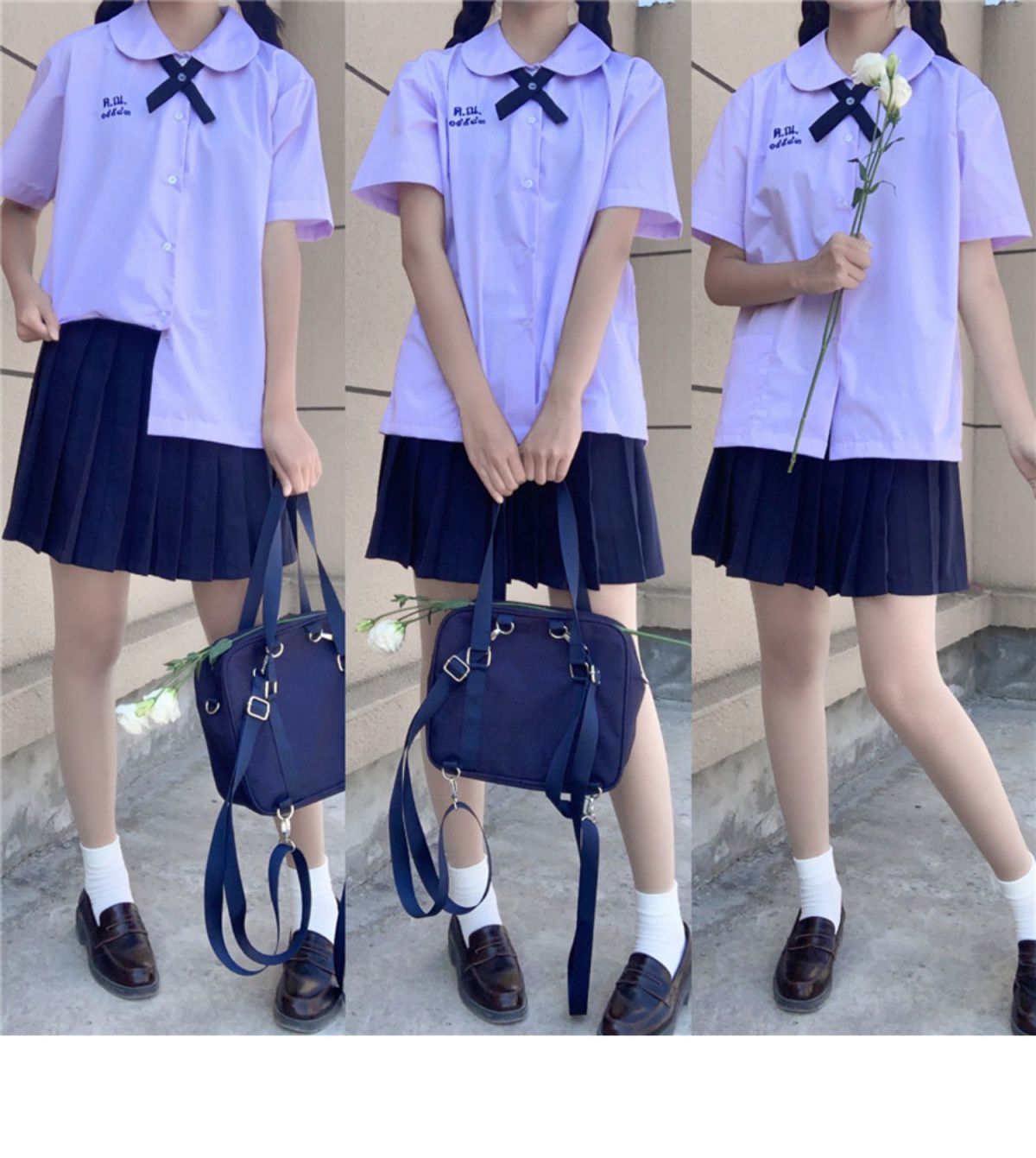 配领带大小领带泰国校服娜诺禁忌女孩正版jk制服女衬衫