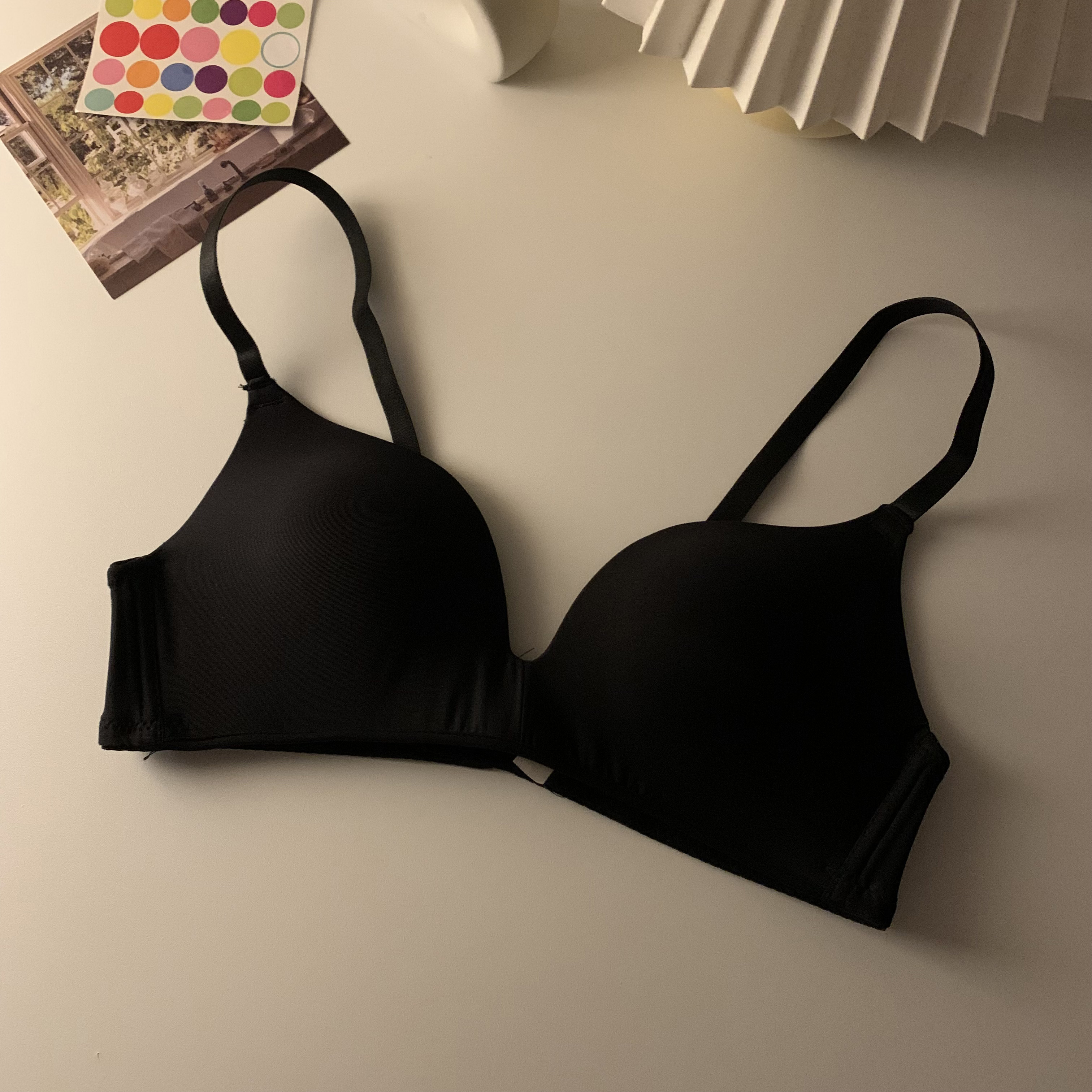 实拍实价夏季无钢圈内衣少女聚拢性感无痕透气薄文胸学生大小胸罩