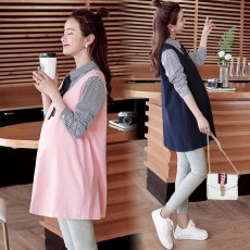 批发现孕妇秋<b class='q'>冬</b>装潮辣妈时尚款上衣孕妇裙春秋款连衣裙小清新裙秋装
