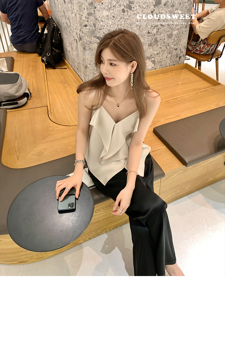 cloudsweet07/2210:00酸溜溜～冰感丝滑醋酸垂感西裤_秀美服饰79xmfs