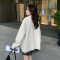 秋装2021新款小个子炸街西装套装英伦风外套女韩版气质碎花连衣裙轮播图2