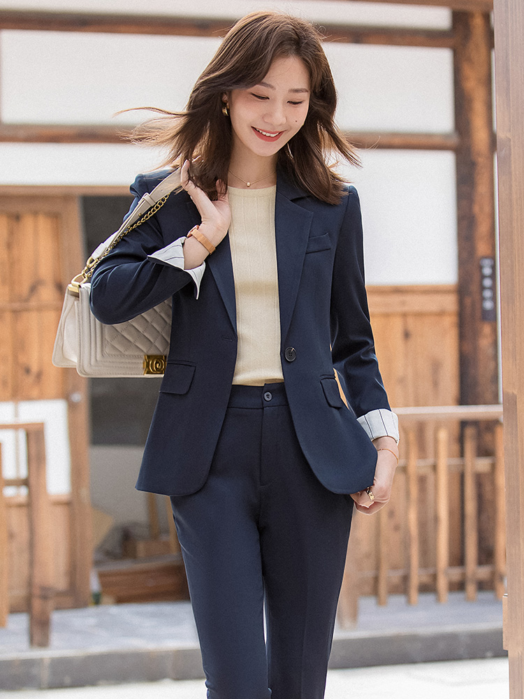 现货2021秋冬季高端职场轻熟风女装高端大气御姐女神范升级面料