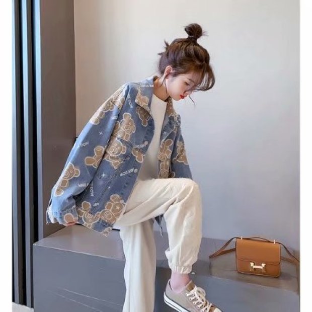 牛仔外套春秋小香风宽松款女装21年新款短款外套潮早春原宿休闲 新衣佳牛仔2店 批发货源 搜款网 牛仔外套春秋小香风宽松款女装21年新款短款外套潮早春原宿休闲 新衣佳牛仔2店 批发货源 搜款网