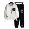 7XL-M大码长袖套装男2021秋季新款休闲卫衣长裤两件套加肥加大码轮播图5