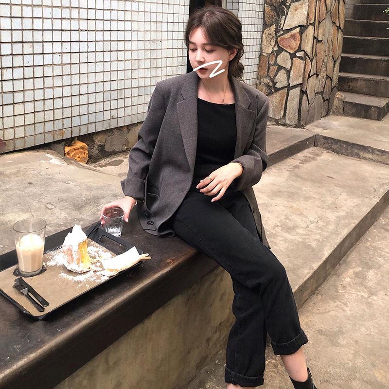 Casual small fragrance suit coat female professional commuting light familiar autumn and winter new fashion versatile small suit female