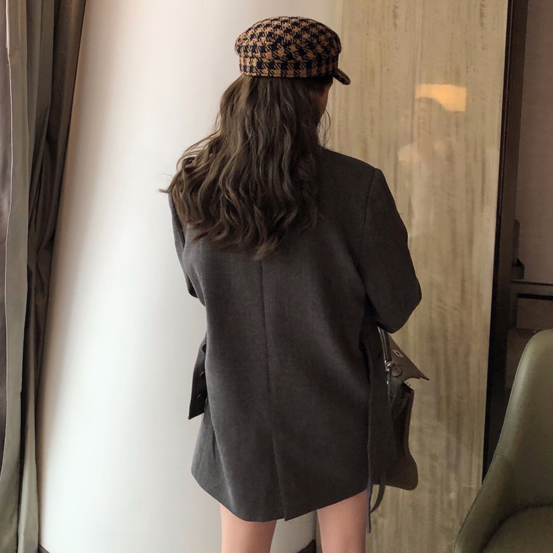 Casual small fragrance suit coat female professional commuting light familiar autumn and winter new fashion versatile small suit female