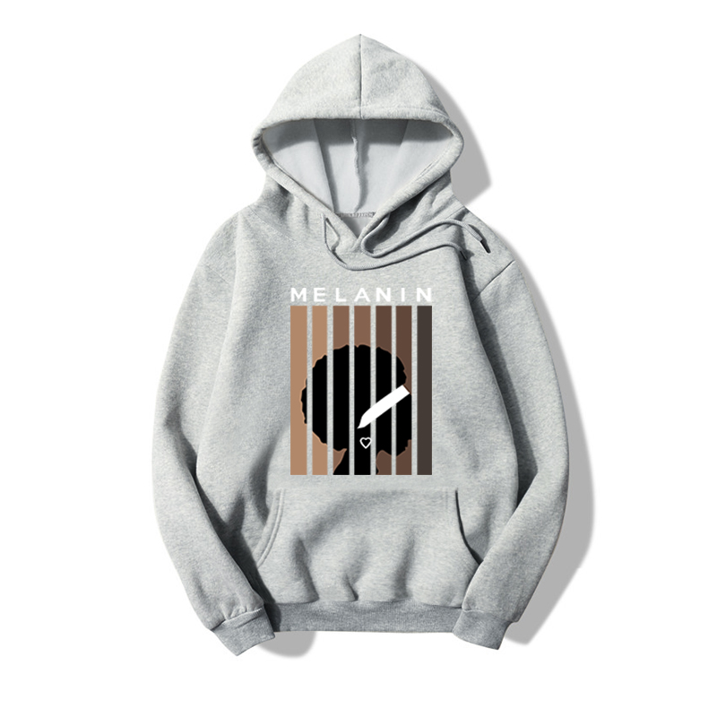 欧美外贸跨境连帽卫衣两件套 色块头像印花休闲卫衣套装女