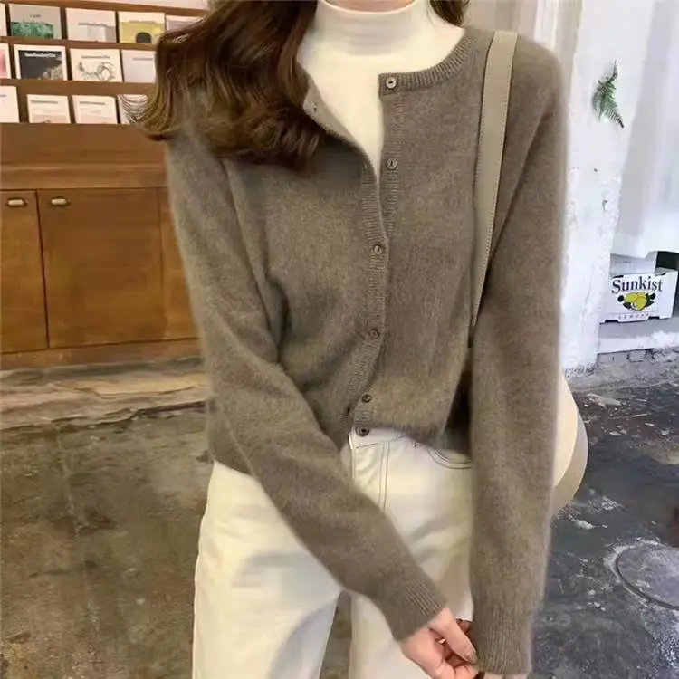 한국인기 울 가디건 상세 이미지 3