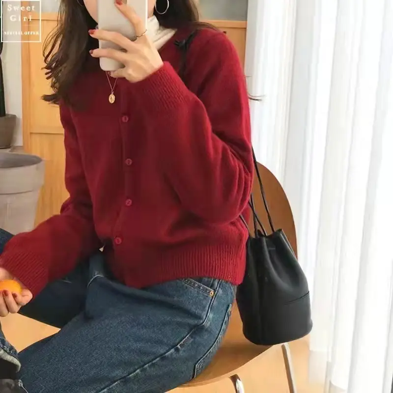 한국인기 울 가디건 상세 이미지 4