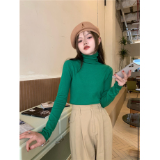 批发实拍实价 8色~堆堆领打底针织衫<b class='q'>高领</b>套头<b class='q'>毛衣</b>