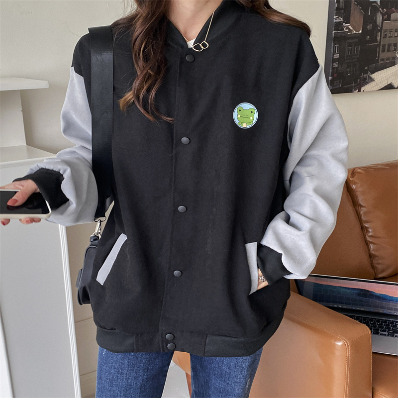 秋冬季新款百搭bf减龄棒球服女学生韩版宽松显瘦学院风夹克外套潮