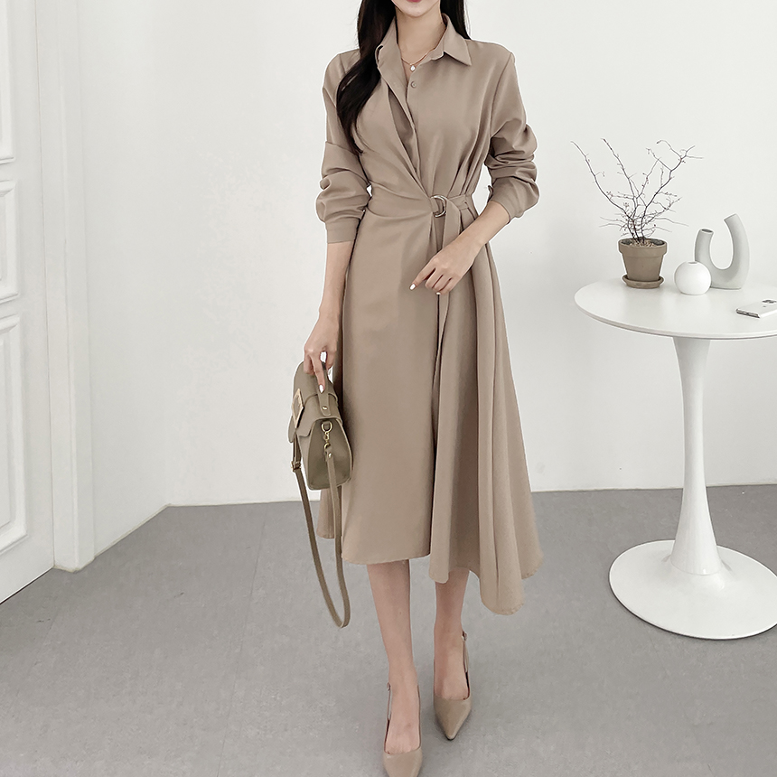 크기 있음 업데이트 한국 chic 빛 럭셔리 기질 패션 디자인 센스 드레스