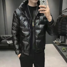 批发羽绒服男士短款秋冬季2021新款潮流帅气男款亮面轻薄外套潮牌冬装
