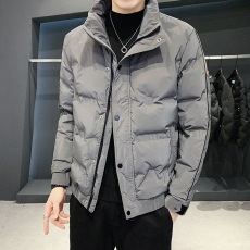 批发2021新款冬季短款轻薄羽绒服男修身潮流帅气白鸭绒男士立领外套男