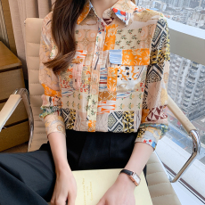 批发实拍花色真丝衬衫女2026新款长袖设计感时尚通勤气质桑蚕丝上衣<b class='q'>潮</b>