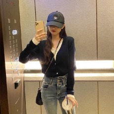 批发v领针织衫女开衫夏季防晒衣2026ins外穿假两件上衣毛衣外套薄款潮