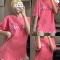 65/35拉架新款假两件短袖T恤男女豹纹半袖上衣宽松轮播图1